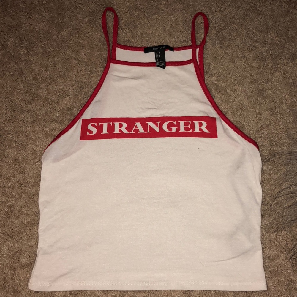 Stranger things cotton tank